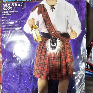 Big Shot Scot Kids Costume - Red Plaid